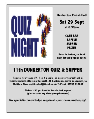 Dunkerton Quiz 2018