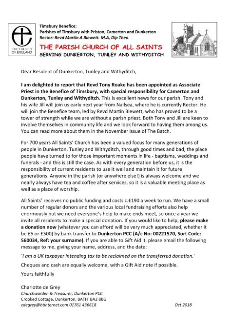 Gift Day Letter 2018