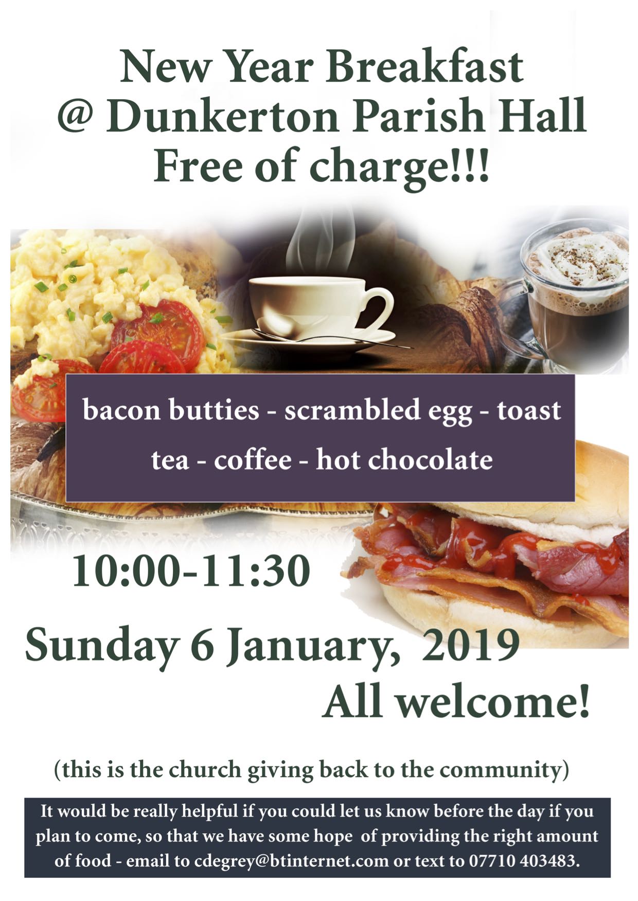 new year breakfast flyer