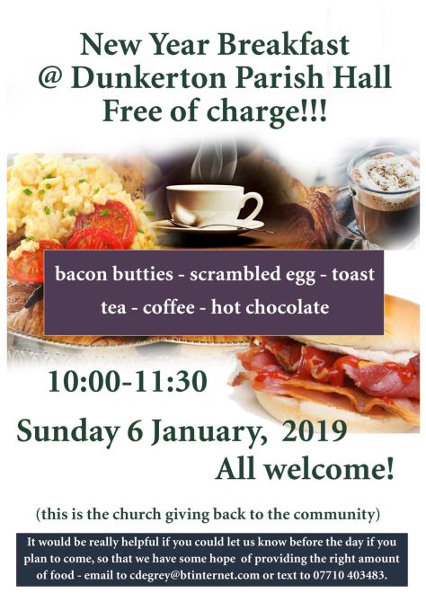 new year breakfast flyer